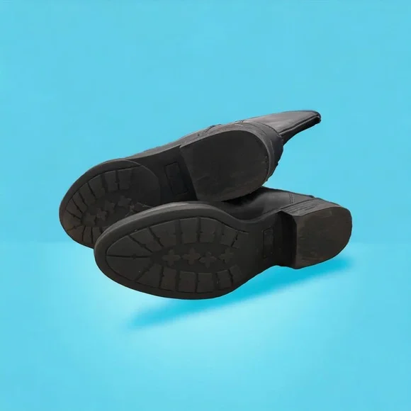 Sam Edelman Black Leather Boots - Picture 2 of 11